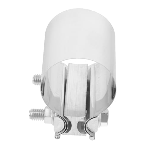 Abrazadera para tubo de escape de coche: conector de acero inoxidable para reparar escapes