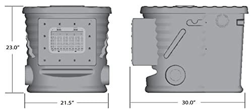 Image of Little Giant SK10 10000 Gallon Per Hour Pond Skimmer, Black, 14940172