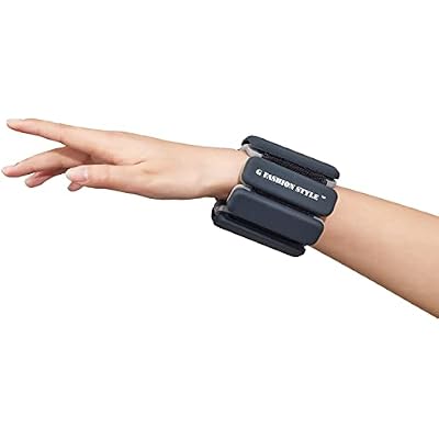 Wearable Wrist & Ankle Weights, Set of 2 (1 LB ea.), Adjustable Arm Weights Set, Weight Loss Bracelet, For Running, Walking, Jogging, Jumping, Yoga, Dance, Pilates, Aerobics, Strength Training, Women/Man.