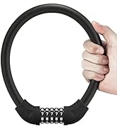 ROCKBROS Bike Lock 5 Digit Cable Lock Lightweight Bicycle Lock Bike Lock Combination Portable Loc...