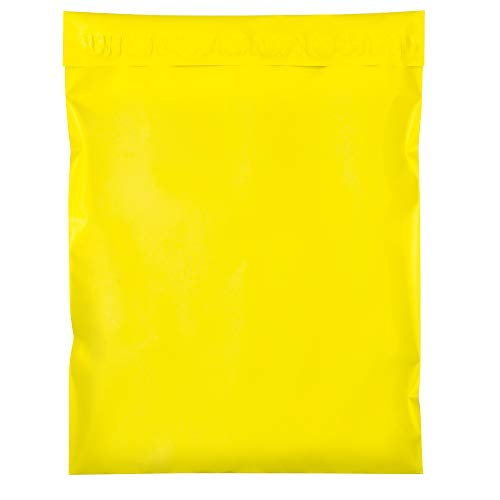 Image of Inspired Mailers - Poly Mailers 10x13-100 Pack - Yellow Poly Mailers - Shipping Bags for Small Business - Large Mailers Poly Bags 10x13 Envelopes - Envelope Mailers