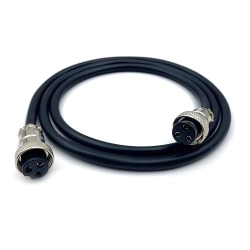 Cable GX16 3 Pines Doble Hembra 5 M miniatura 1