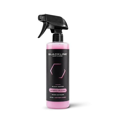 Blackline Car Care - Speed Gloss Quick Detailer Spray & Car Shine - Versatile, Fast Cleaning for a Streak-Free, Quick Detail and Glossy Finish on All Vehicle Surfaces (16 Fl Oz)