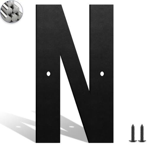 Ya_chtttwo numéros et lettres aluminium noir 7" N