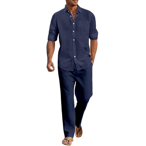 Ensemble en lin homme pour rester au frais sans transpirer en été