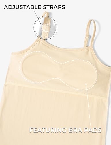 Image of BOOPH Girls Camisole Undershirts Kids Cotton Tank Tops Training Bra