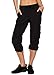 RBX Active Women's Lightweight Body Skimming Drawstring Zumba Pant,Large,Black