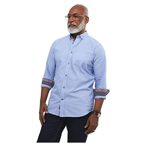 Joe Browns Men's Blue Button Down Shirt Cover