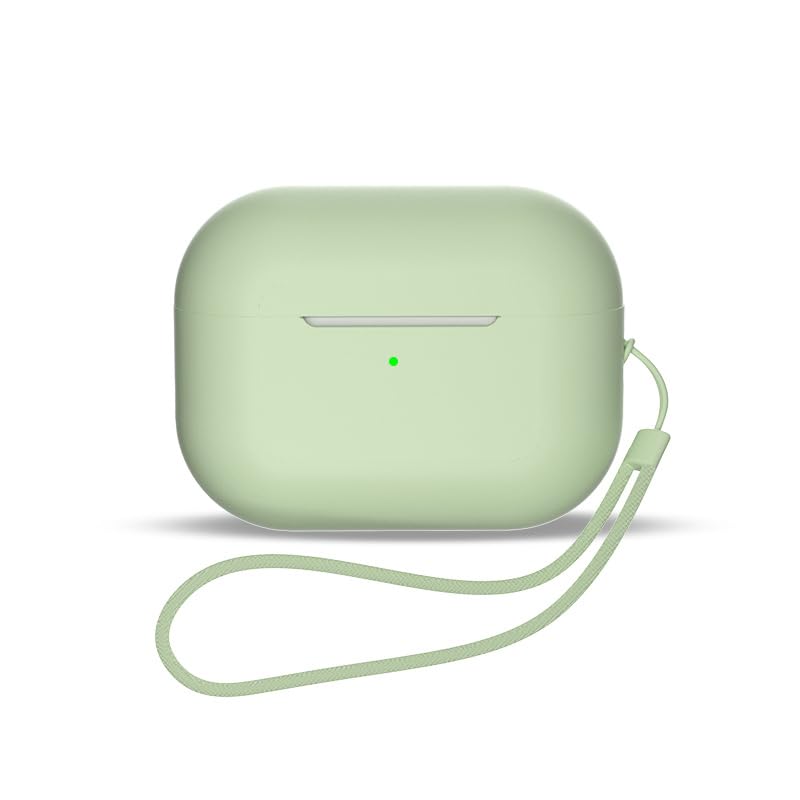 Capa para fone de ouvido, capa protetora de silicone sem fio Bluetooth com cordão