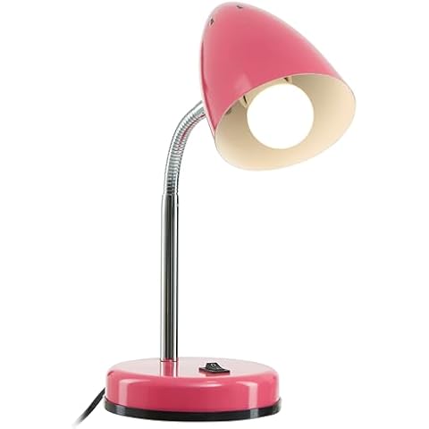 Premier Housewares Pink Flexi Desk Lamp Cover