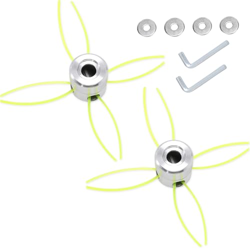 HUAREW Aluminio Cabezal Desbrozadora, Desbrozadora Repuestos, Universal Cabezal Hilo Aluminio Cortacésped Duradero para Desbrozadora de Césped