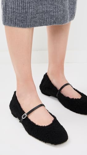 Stuart Weitzman Women's Lennox Shearling Flats3