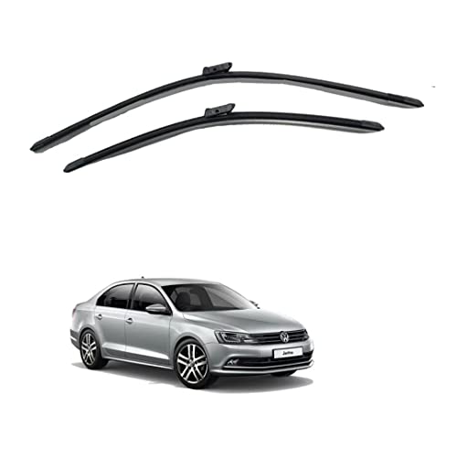 Image of Oshotto (O.E.M Type) Frameless Wiper Blades Compatible with Volkswagen Jetta 2008-2014 (24 inch /18 inch)