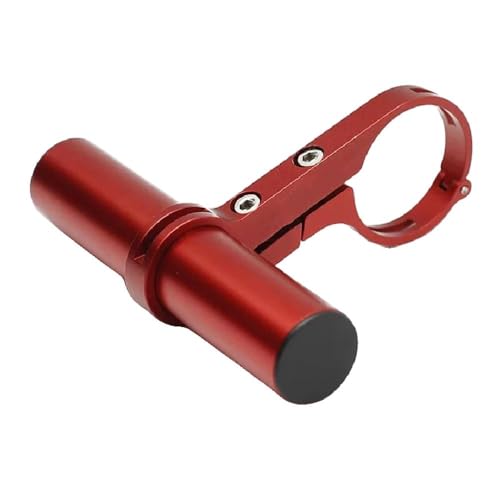 Support guidon vélo rouge 10cm compatible cintre VTT et route