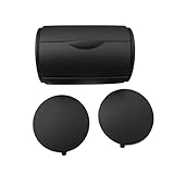 Color: negro LANZI Accesorios Interiores Bandeja de Ceniza de Ceniza Trasera Negra + Tapas Laterales Ajuste para VW Bora Jetta Golf 4 MK4 1J0 857 962H + 1J0 863 359E cenicero (Color Name : Black)