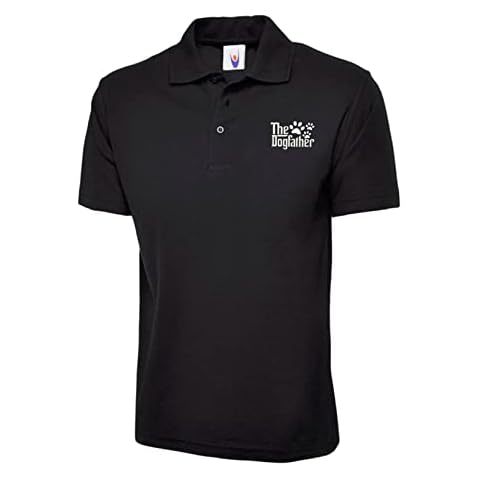 The Dog Father Paw Embroidered Polo Shirt Cover