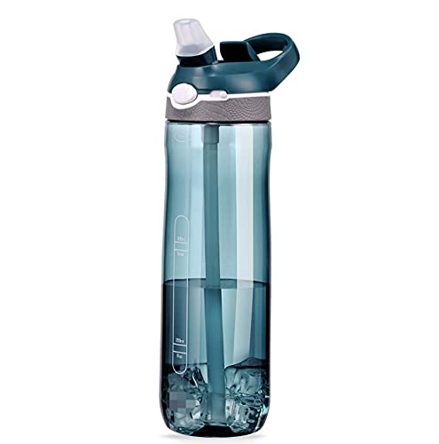 BNEHHOV Botella deportiva con filtro a prueba de fugas Botella de agua de plástico 750ml Cover