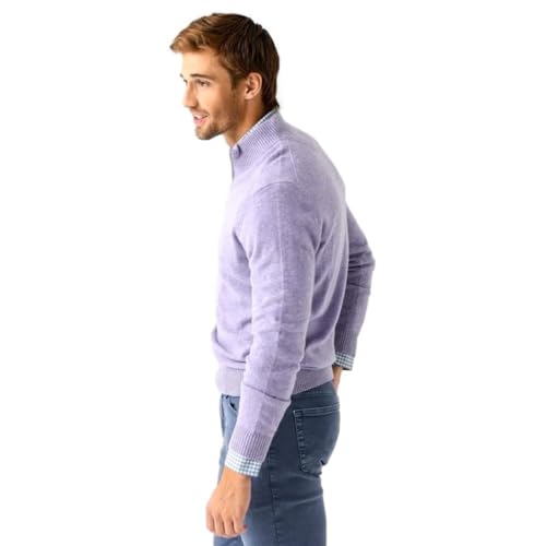 johnnie-O Men's Mayfair Quarter-Zip Sweater, Galaxy