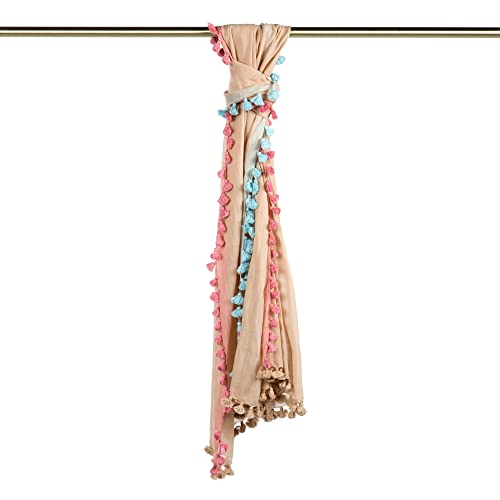 MADURA Foulard Nomade Bleu et Orange Cover