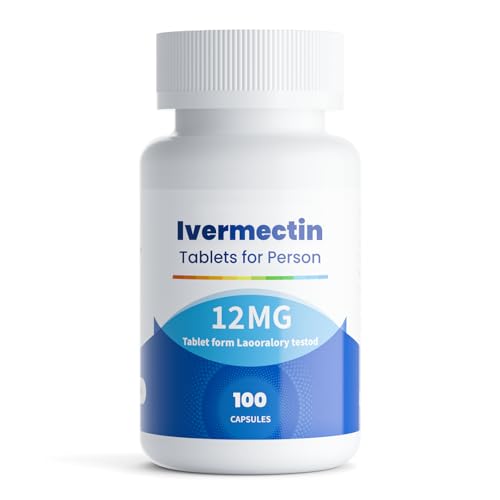 RDYHDGM Ivermectin Tablets for Person 12mg (100 Tablets)