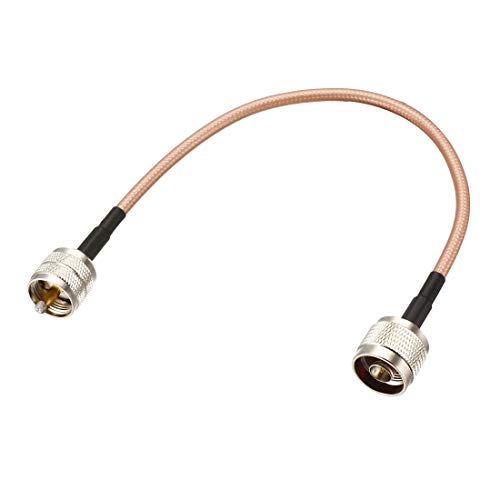Câble coaxial PL259 mâle N mâle RG400 liaison jumper pour wattmètre