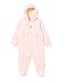Produktbild Steiff Baby-Mädchen mit süßer Steiff-Teddybärapplikation23409 Einteiler, Rosa (Barely Pink 2560), 086