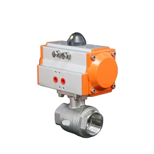 Robinet à bille pneumatique anti-corrosion DN40 résistant aux fuites de fluides de process - 7