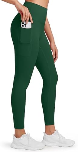 HeyNuts Pro Leggings with Pockets 25'', High Waisted 7/8 Workout ...