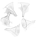 Mini Funnel  Small Funnel 5-Pack for Lab Bottles, Sand Art, Perfumes, Spices, Powder Funnel, Essential Oils, Recreational Activities