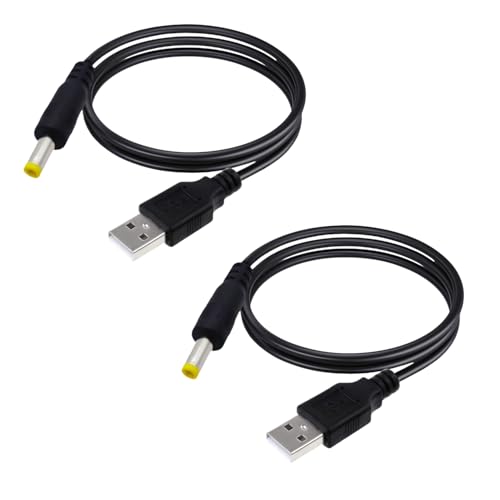Cable de alimentación USB a DC 5V 4.0x1.7mm Sam&Johnny 2 unidades miniatura 1