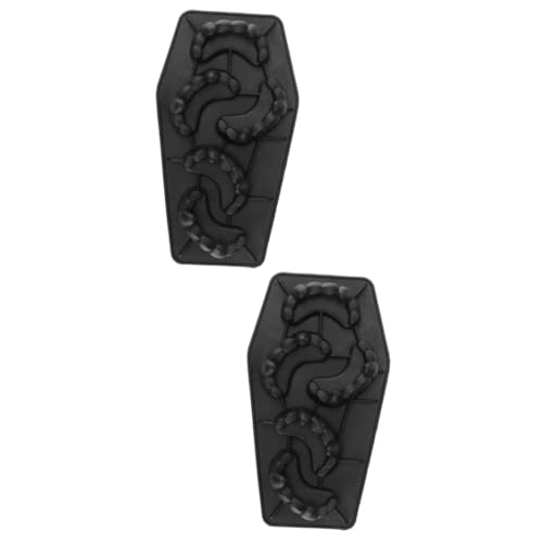 Molde para cubos de hielo dientes de vampiro Halloween 2 piezas miniatura 1