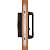 Rockwell Security Euro Sonoma Patio Sliding Door Handle Set in Matte Black Fits 3-15/16 Inch Screw Holes for Residential Doors 1-1/2 Inch to 1-3/4 Inch Thick