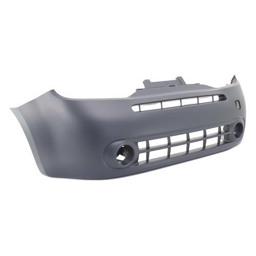 Image of FitParts Compatible with Nissan Cube 2009-2014 Front Bumper Cover | Primed, Wagon, Ready to Paint, OEM FBM221FC0H, NI1000269