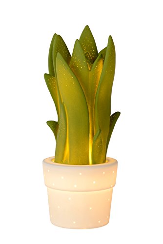 Preisvergleich Produktbild Lucide SANSEVIERIA - Tischlampe - 1xE14 - Grün