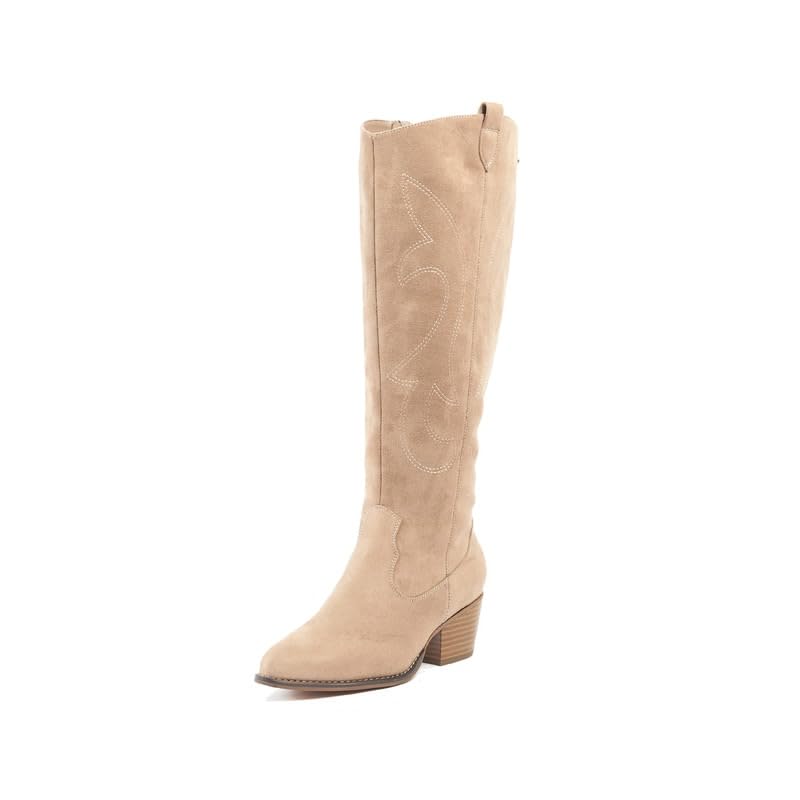 GABYLOU Botas XL pantorrilla ancha - modelo Vanessa. Camel23. 40