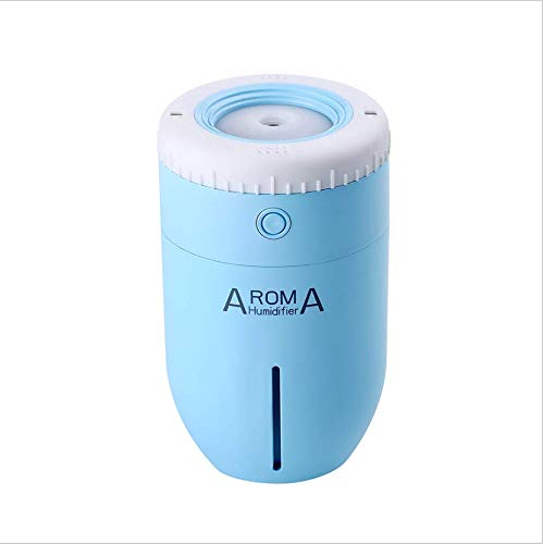 LIUXIANGXIANG Cool mist humidifier baby,Humidifier Office USB Mini Car Desktop Aromatherapy, Blue-mint
