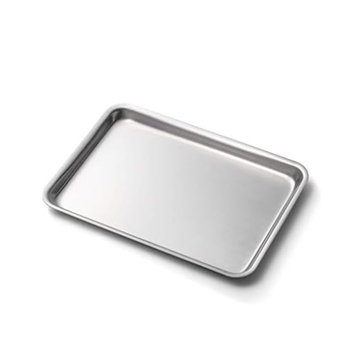 360 Stainless Steel Jelly Roll Pan (14"x10"), Handcrafted in the USA, 5 Ply, Stainless Steel Bakeware, Baking Pan, Roasting Pan