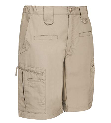 LA Police Gear Men's Teflon Coated STS Atlas Cargo Short-Khaki-34