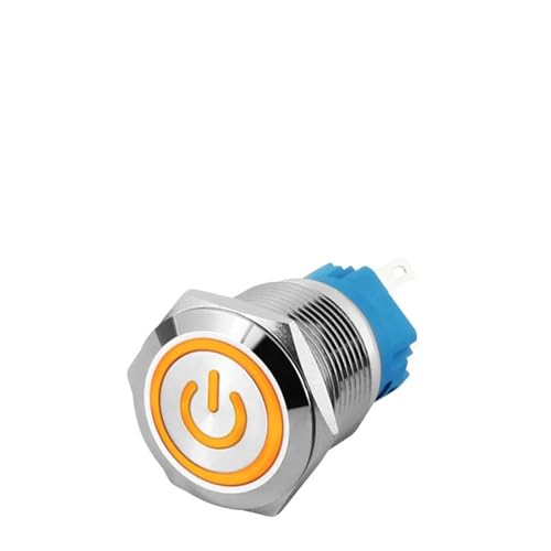 Botón pulsador de metal 16mm para arranque de motor de coche