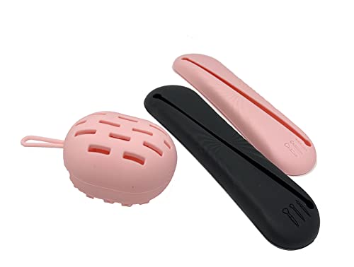 Beauty Bundle of 3 With 2 MakeUp Brush Holders and one Makeup Sponge Holder