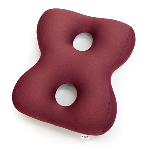 MOGU(ﾓｸﾞ) ビーズクッション レッド 姿勢体幹サポーターエイト