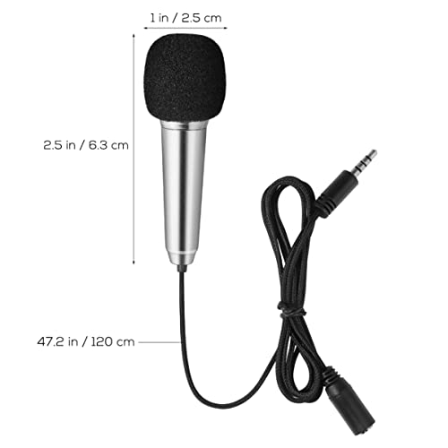 ARTIBETTER Mini Microfone para O Telefone Portátil Gravação de Voz Cantando Mic Handheld para Celula