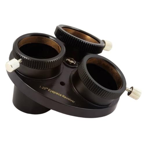 Telescopio de astronomía con ocular de 1,25" y triple soporte con óptica de precisión