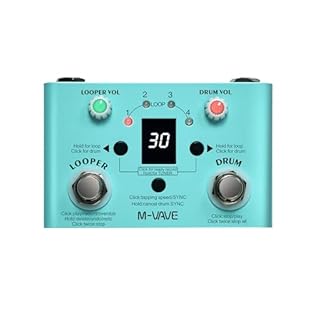 Drum: Looper with drum pedal contains 30 types of drums, support customizing drum, editing drum and saving drum by APP in real time, etc. It contains common types of rhythm, 4/4, 3/4, 6/8, etc, which can be customized and edited. Support single drum ...