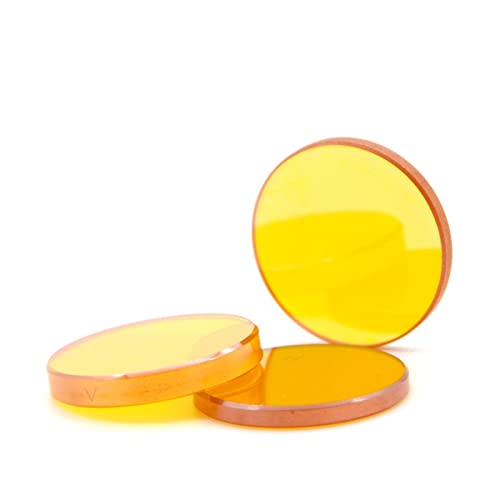 Laser Beam Combiner Lens Diameter 20mm 25mm for CO2 Laser Engraving Cutting Machine to Adjust Light Path and Make Laser Visible(20mm,2mm)