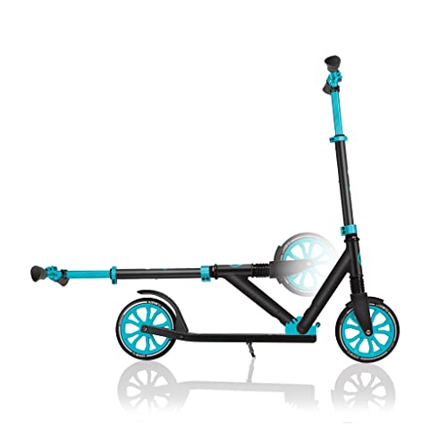 Globber NL Series Scooter | 2-Wheel Kick Scooter for Adults & Kids 8+ | Foldable Kick Scooter with Safe, Non-Slip Deck & Premium Brakes | 3 Height Adjustable Big Wheel Scooter for Boys & Girls - Thumbnail 2