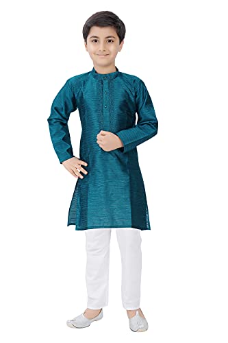 Image of BABA AND BABY Ethnic Wear Kurta Pyjama Set for Kids