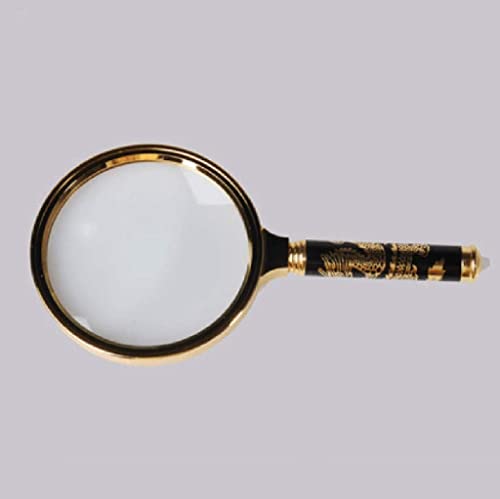 Loupe de lecture éclairée avec éclairage LED extra large pour livre