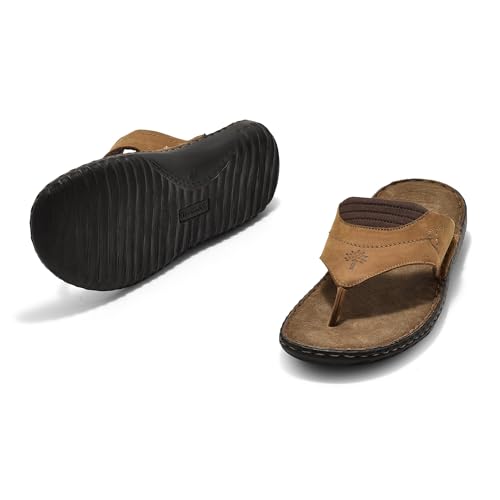 Image of Woodland Men's Leather Slippers