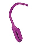 The Original Mighty Bright Recharge Clip On Rechargeable Book Light Reading Light, Warm Eye Care LEDs, Flexible, Durable, Dimmable, Perfect for Kids, Bookworms, Reading in Bed, Lasts 60 Hours (Purple)